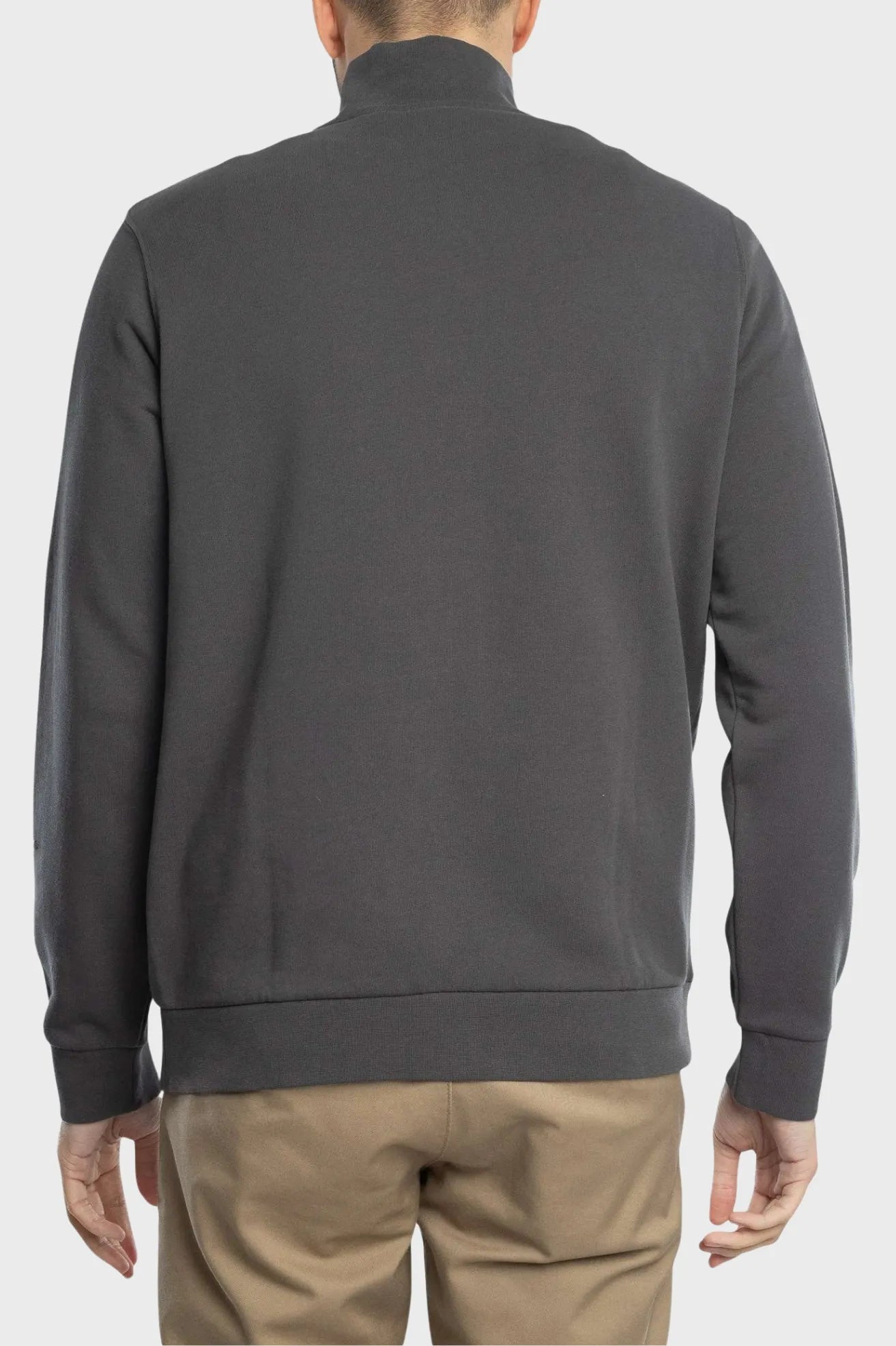 Lyle And Scott Sudadera Hombre Quarter Zip Gris Gunmetal Who killed Bambi?