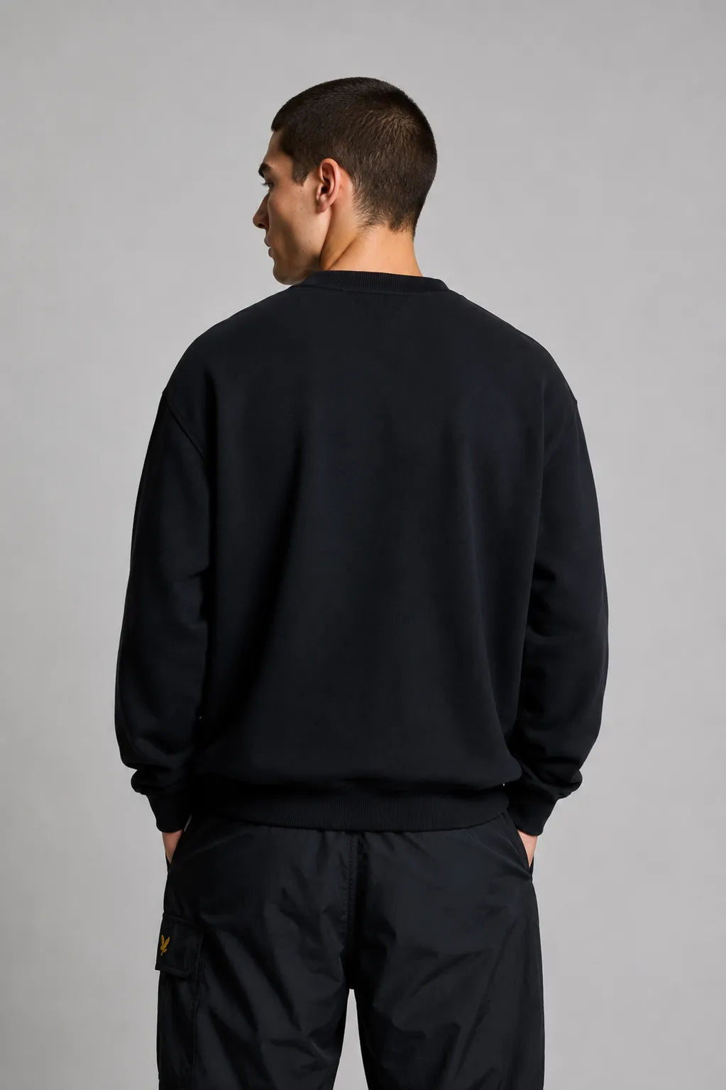 Lyle And Scott Sudadera Hombre Script Brushback Azul Who killed Bambi?