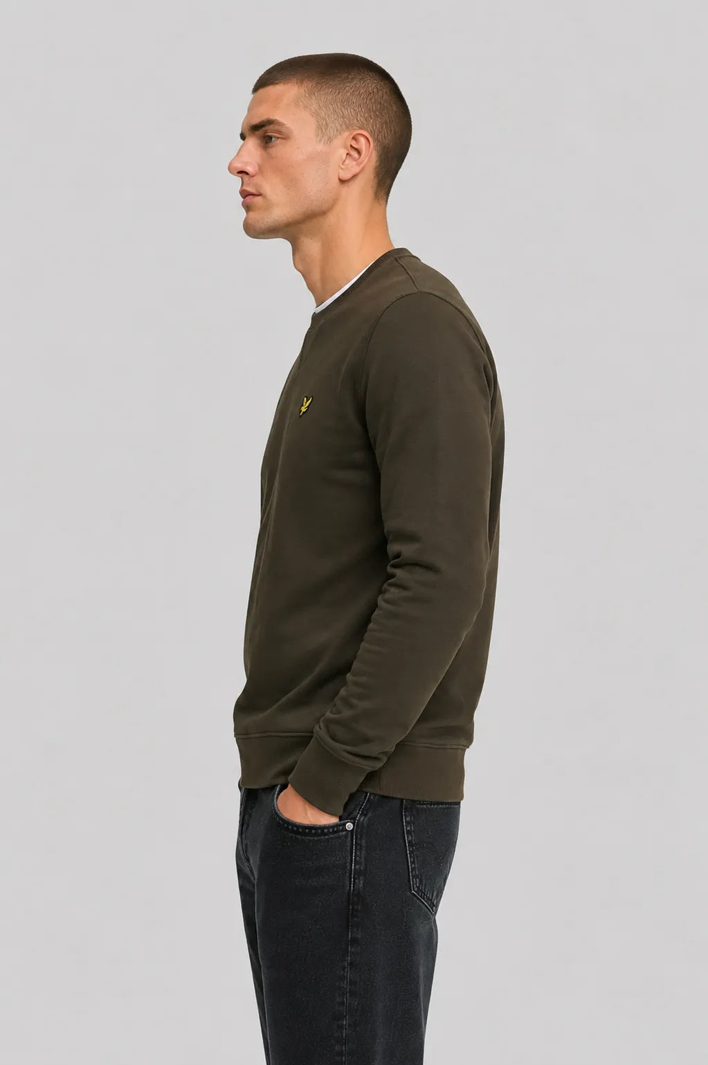 Lyle And Scott Sudadera Hombre Verde Oliva Who killed Bambi?