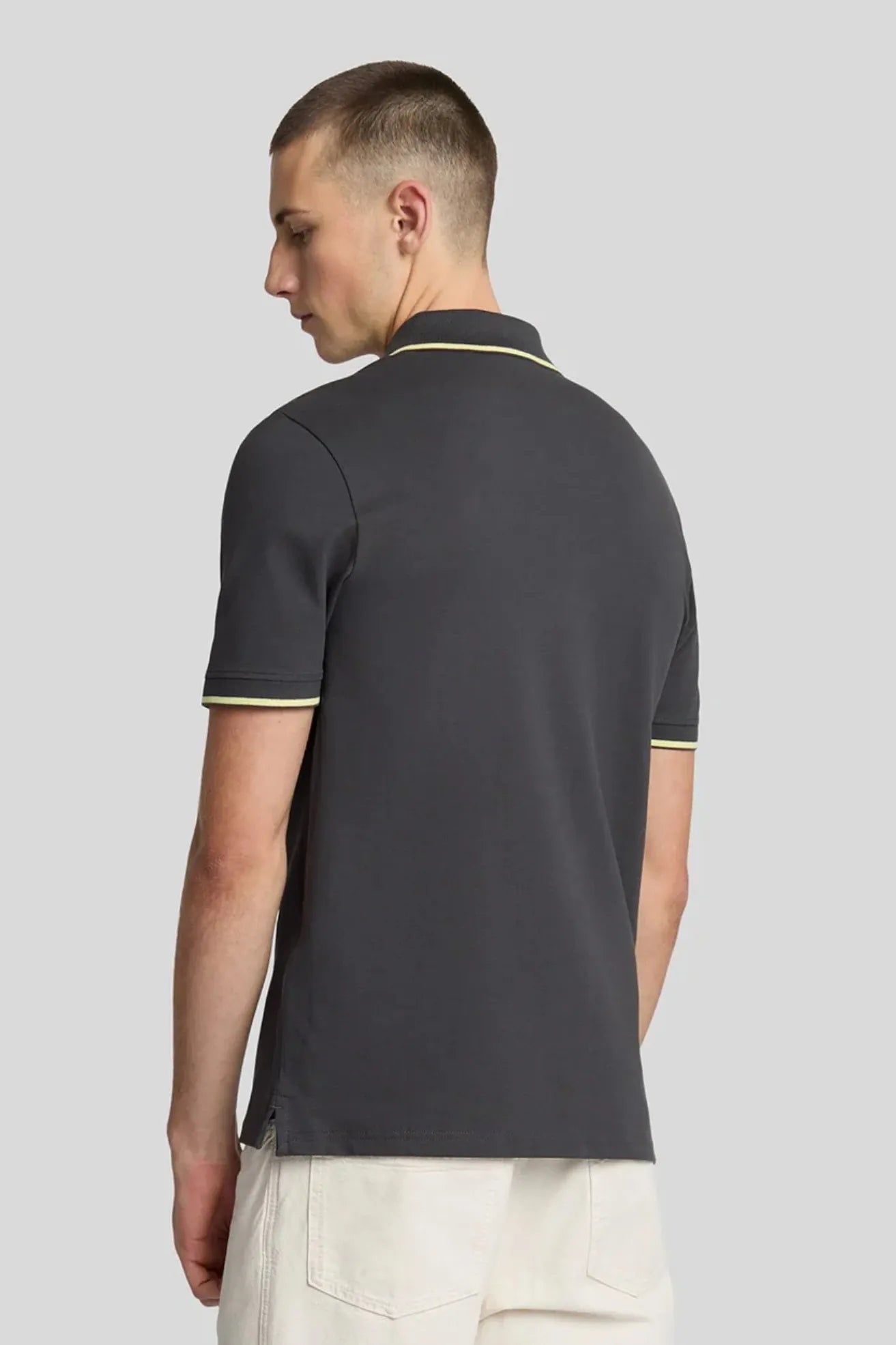 Lyle And Scott Tipped Polo Hombre Gris Who killed Bambi?