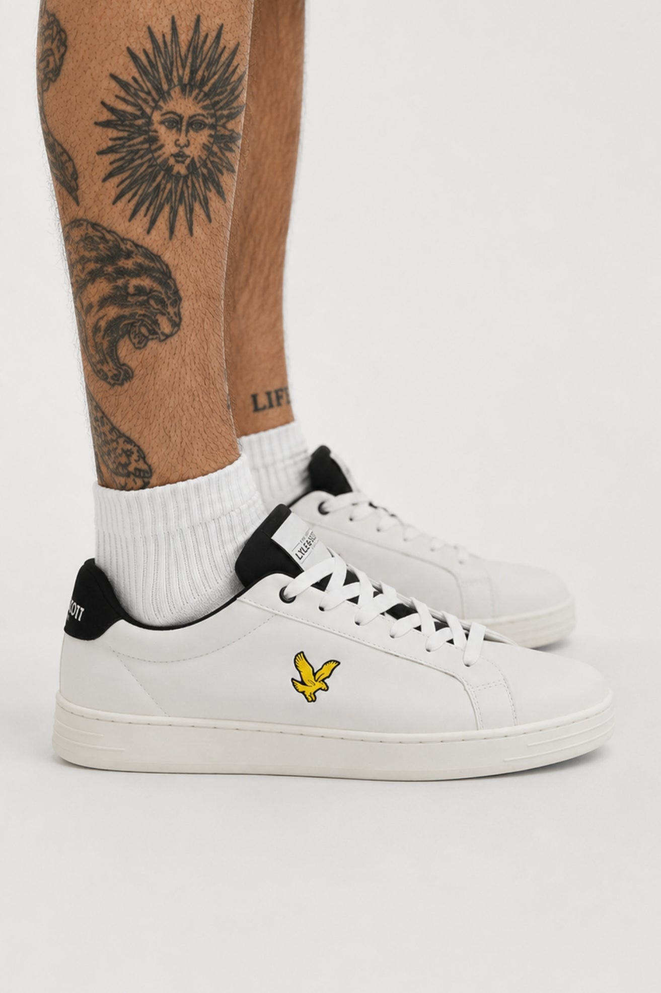 Lyle And Scott Zapatillas Hombre Kaleb004 Blanco / Negro Who killed Bambi?