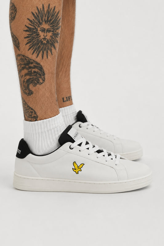 Lyle And Scott Zapatillas Hombre Kaleb004 Blanco / Negro Who killed Bambi?