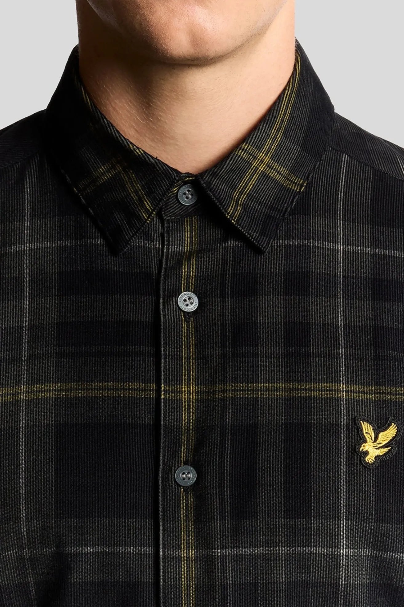 Lyle and Scott Camisa Hombre Pana Tartan Who killed Bambi?