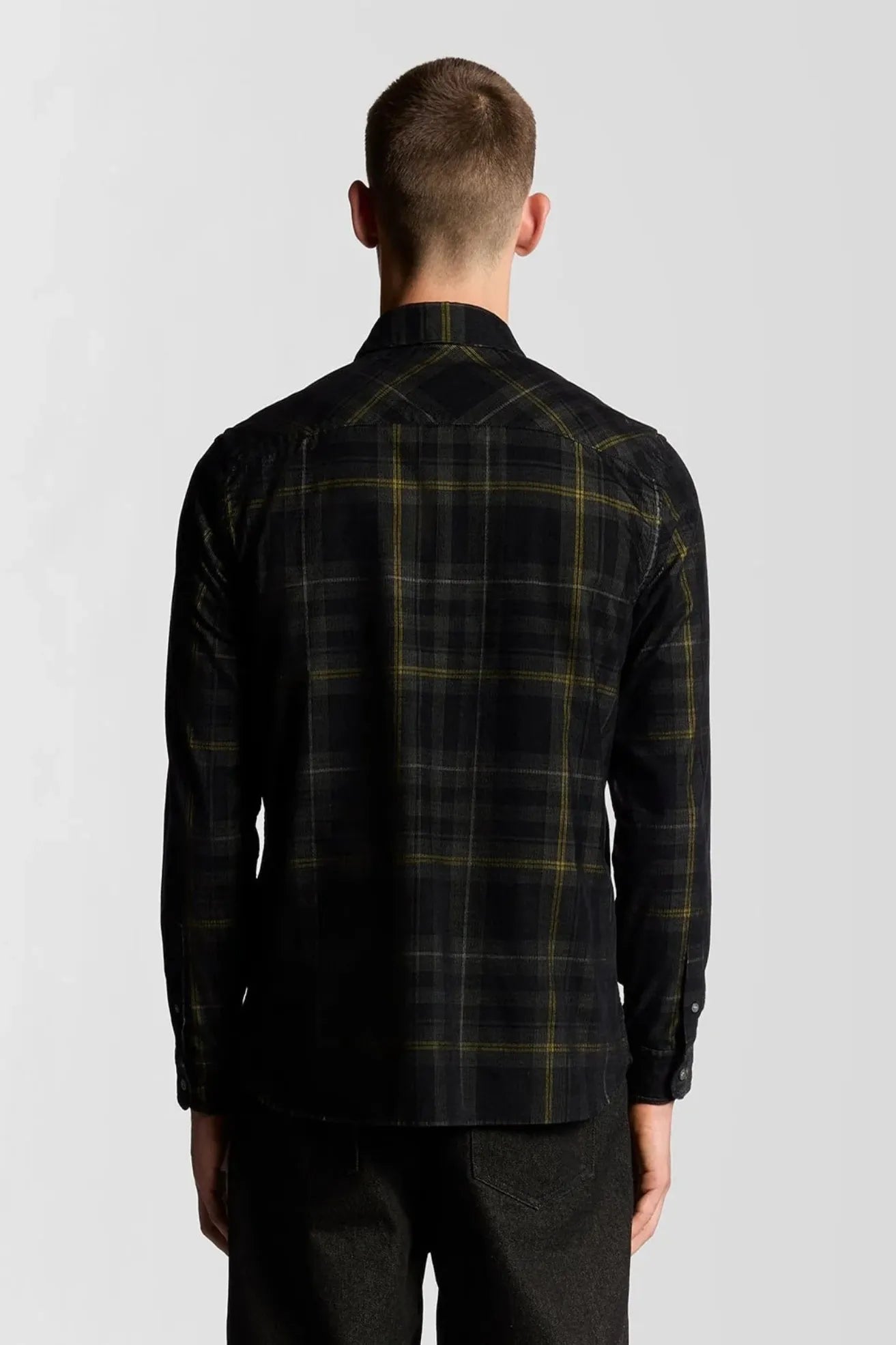 Lyle and Scott Camisa Hombre Pana Tartan Who killed Bambi?