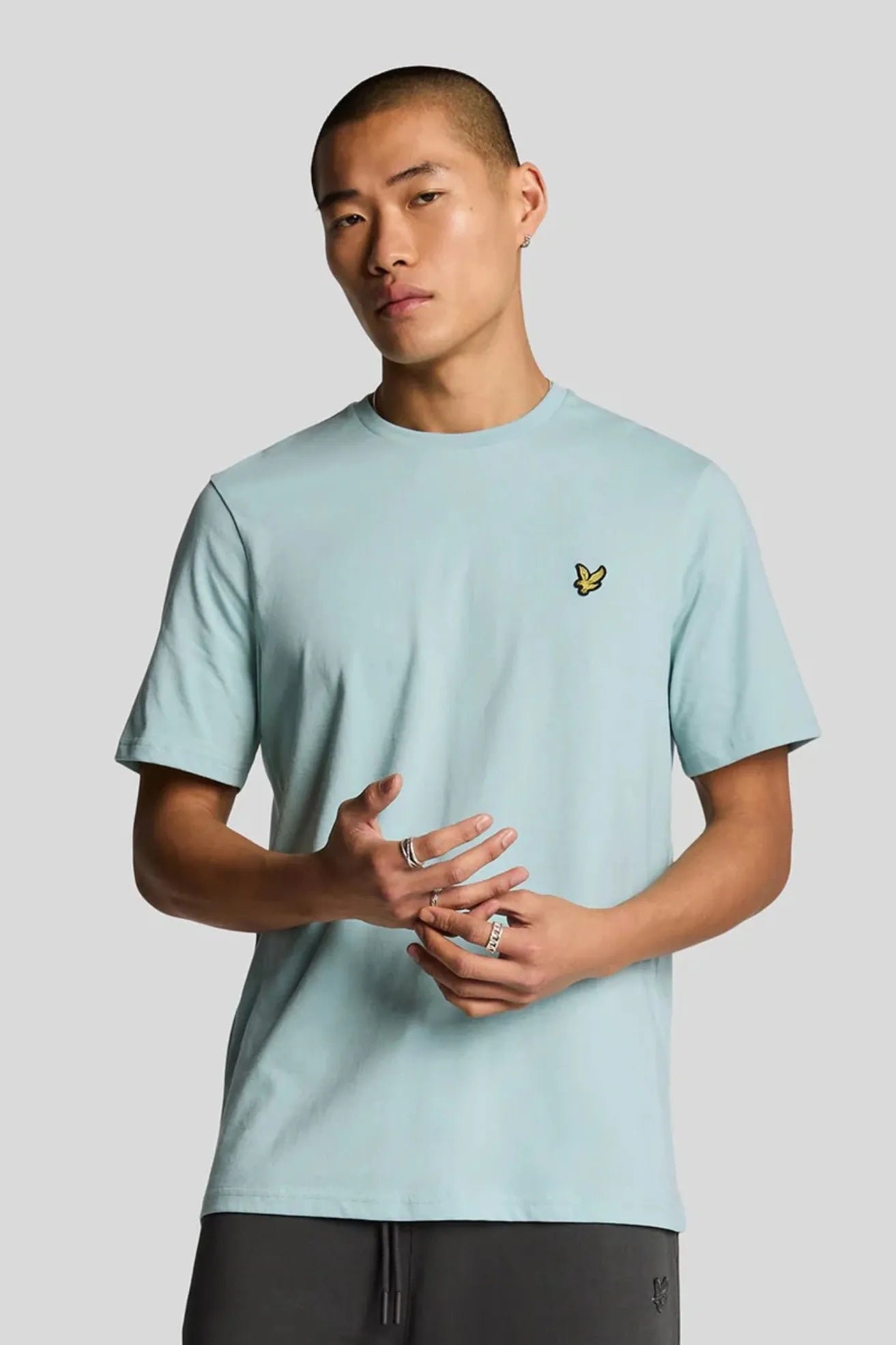 Lyle and Scott Camiseta Hombre Azul Claro Who killed Bambi?