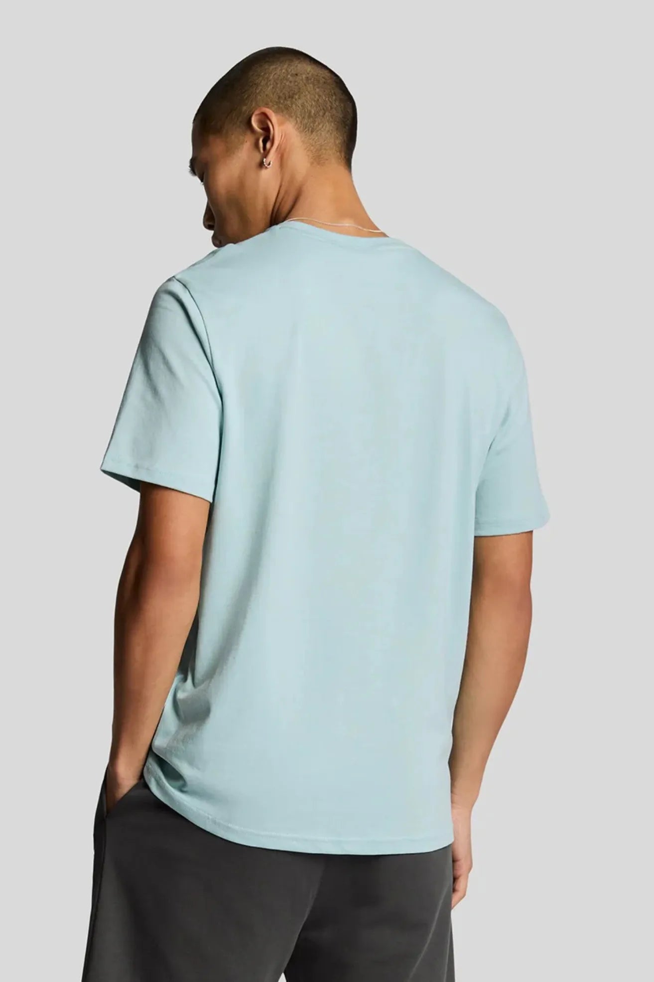 Lyle and Scott Camiseta Hombre Azul Claro Who killed Bambi?