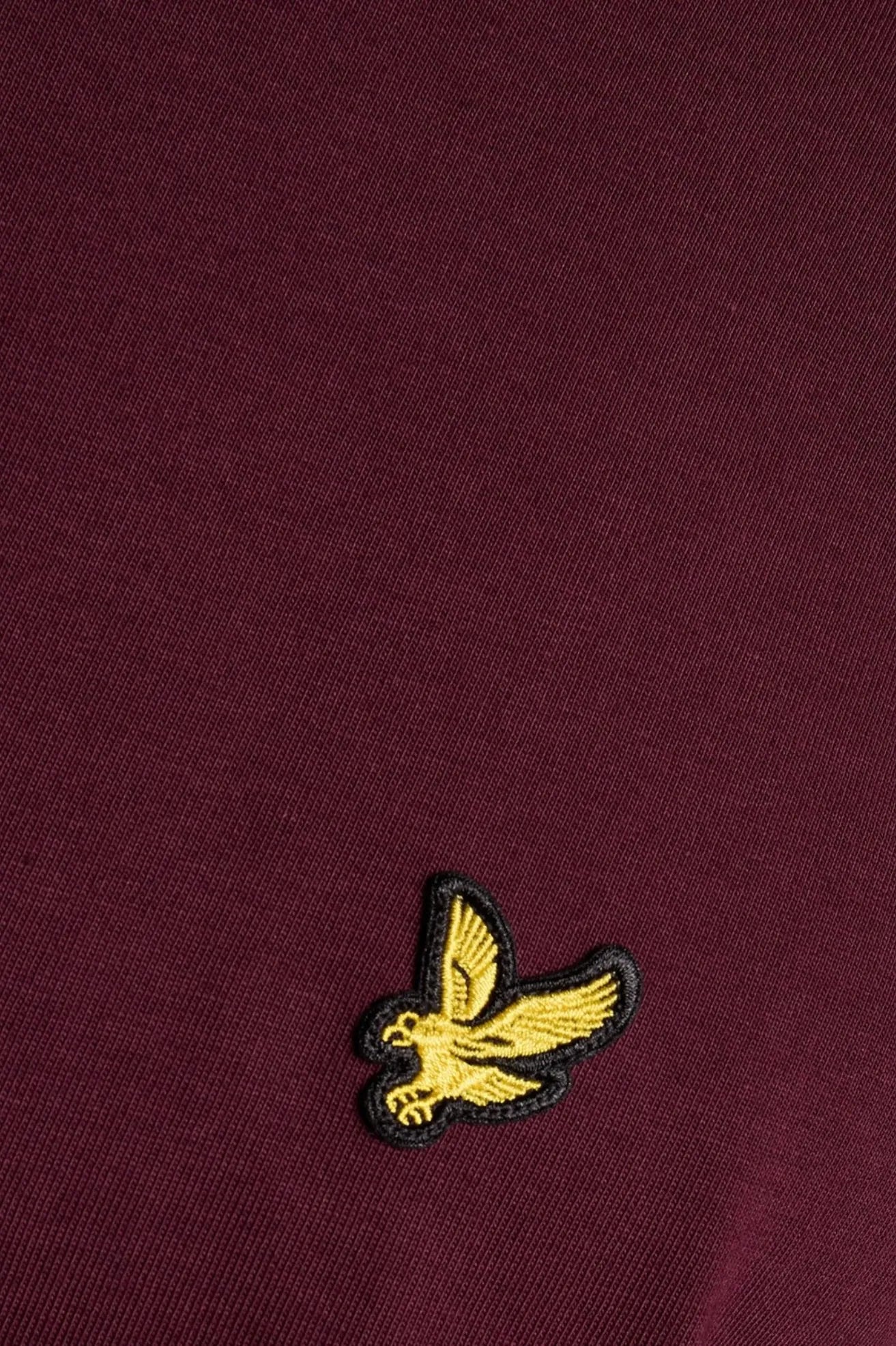 Lyle and Scott Camiseta Hombre Burdeos Who killed Bambi?
