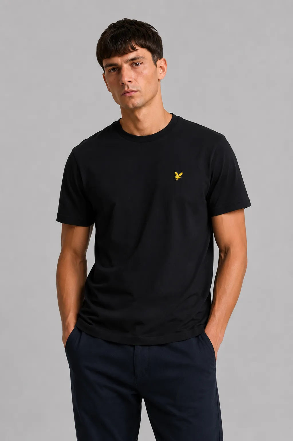 Lyle and Scott Camiseta Hombre Negra Who killed Bambi?