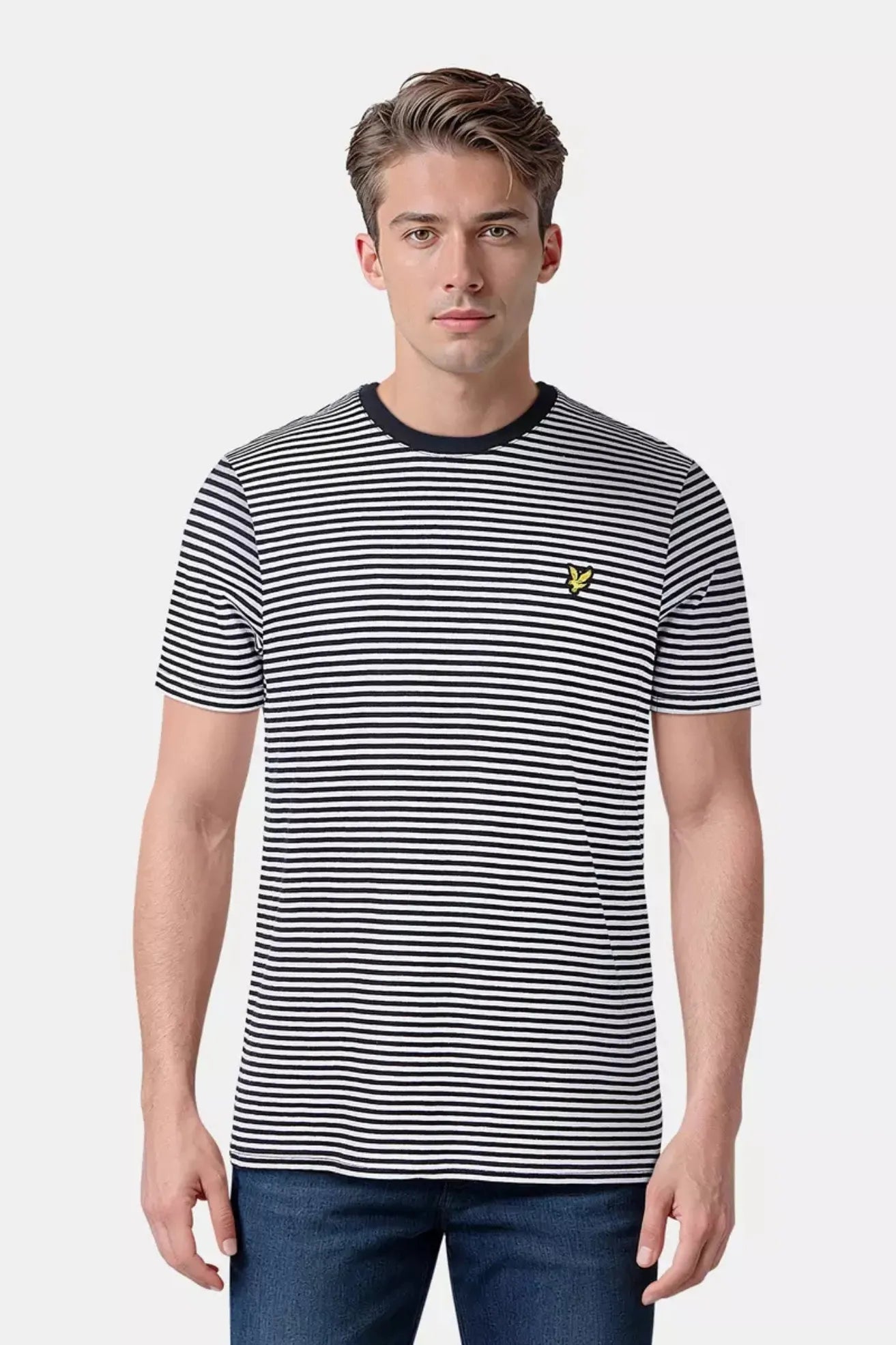 Lyle and Scott Camiseta Hombre Rayas Who killed Bambi?