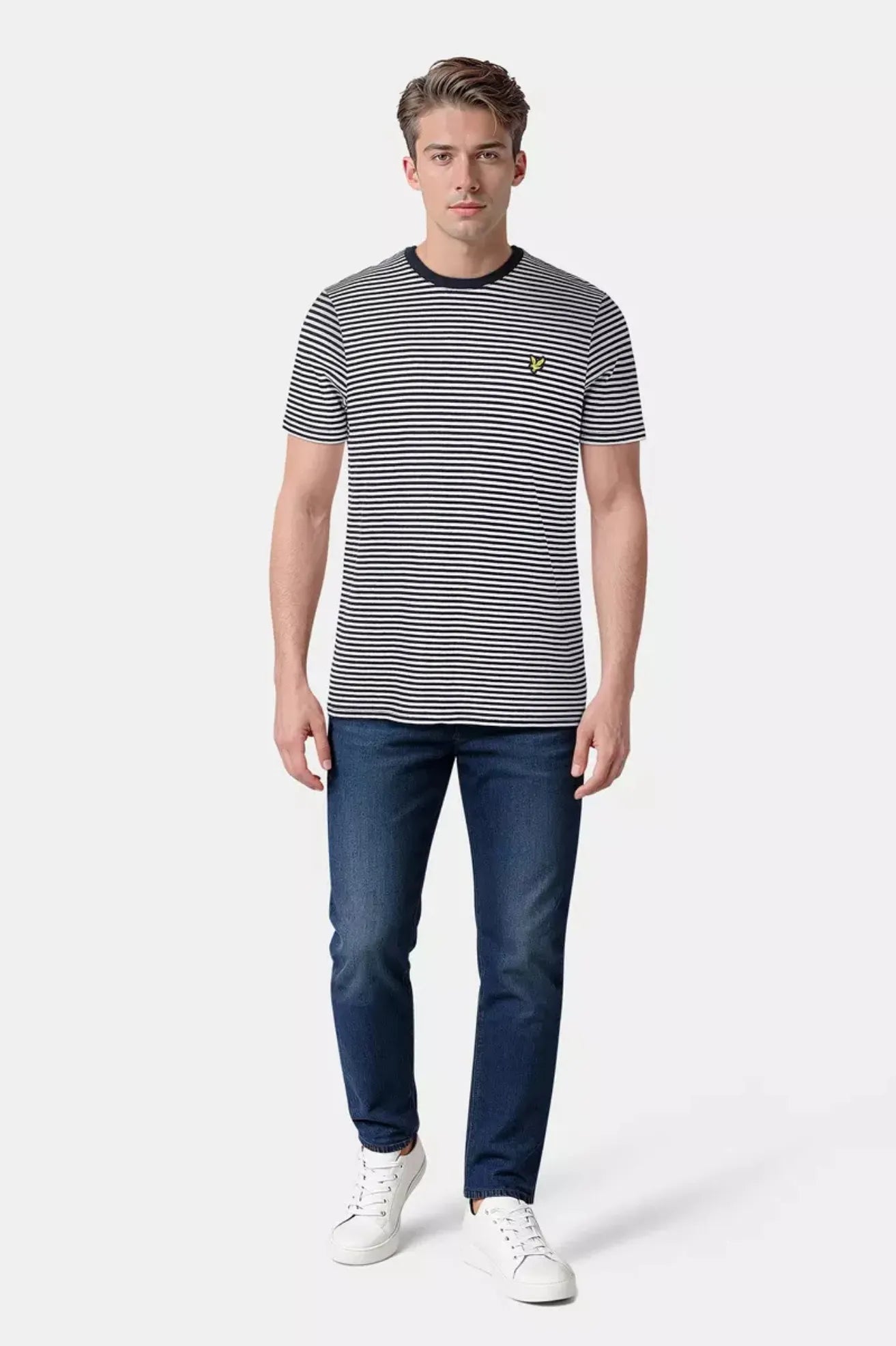 Lyle and Scott Camiseta Hombre Rayas Who killed Bambi?