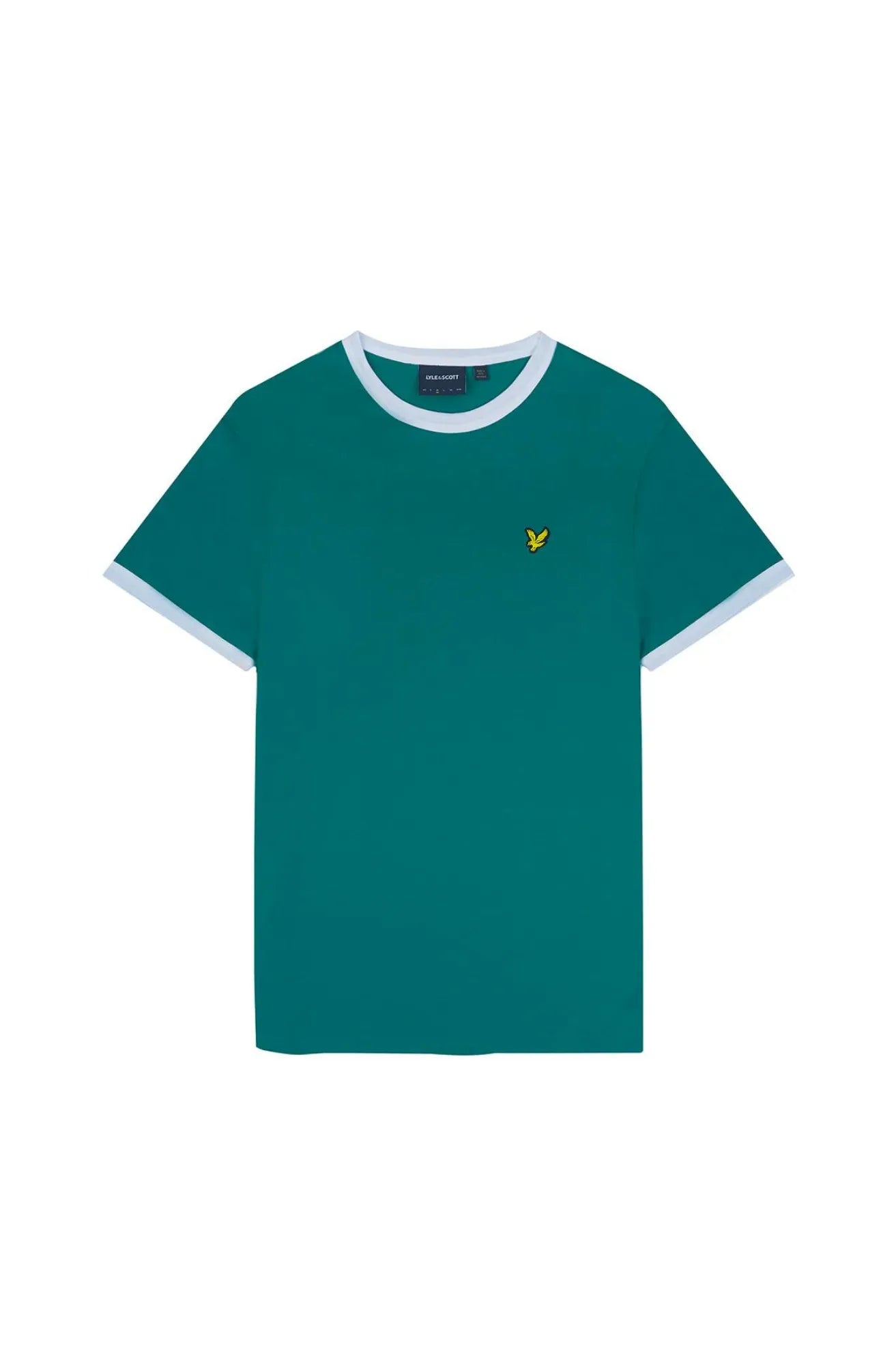 Lyle and Scott Camiseta Hombre Ringer Court Green Who Killed Bambi?