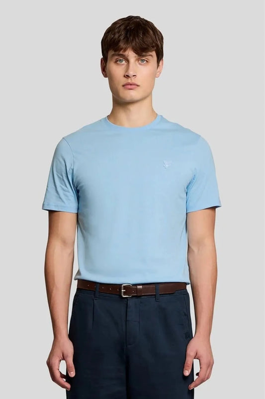 Lyle and Scott Camiseta Hombre Superfine Azul Who killed Bambi?