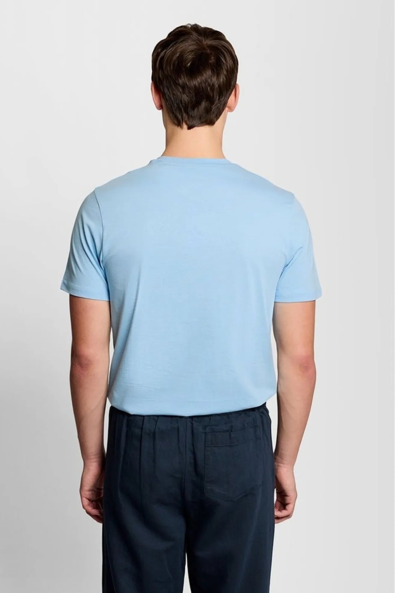 Lyle and Scott Camiseta Hombre Superfine Azul Who killed Bambi?