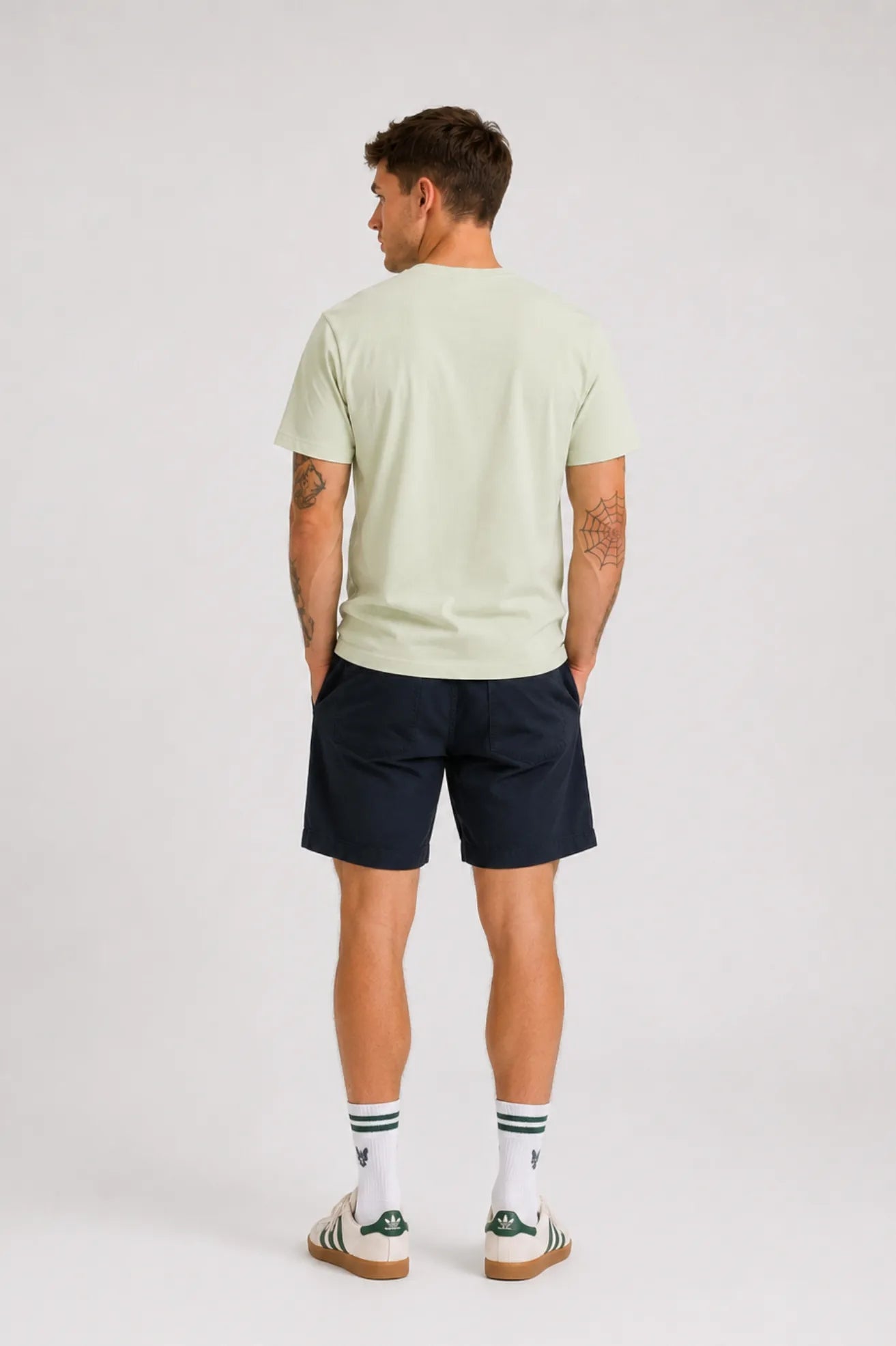 Lyle and Scott Camiseta Hombre Superfine Verde Who killed Bambi?