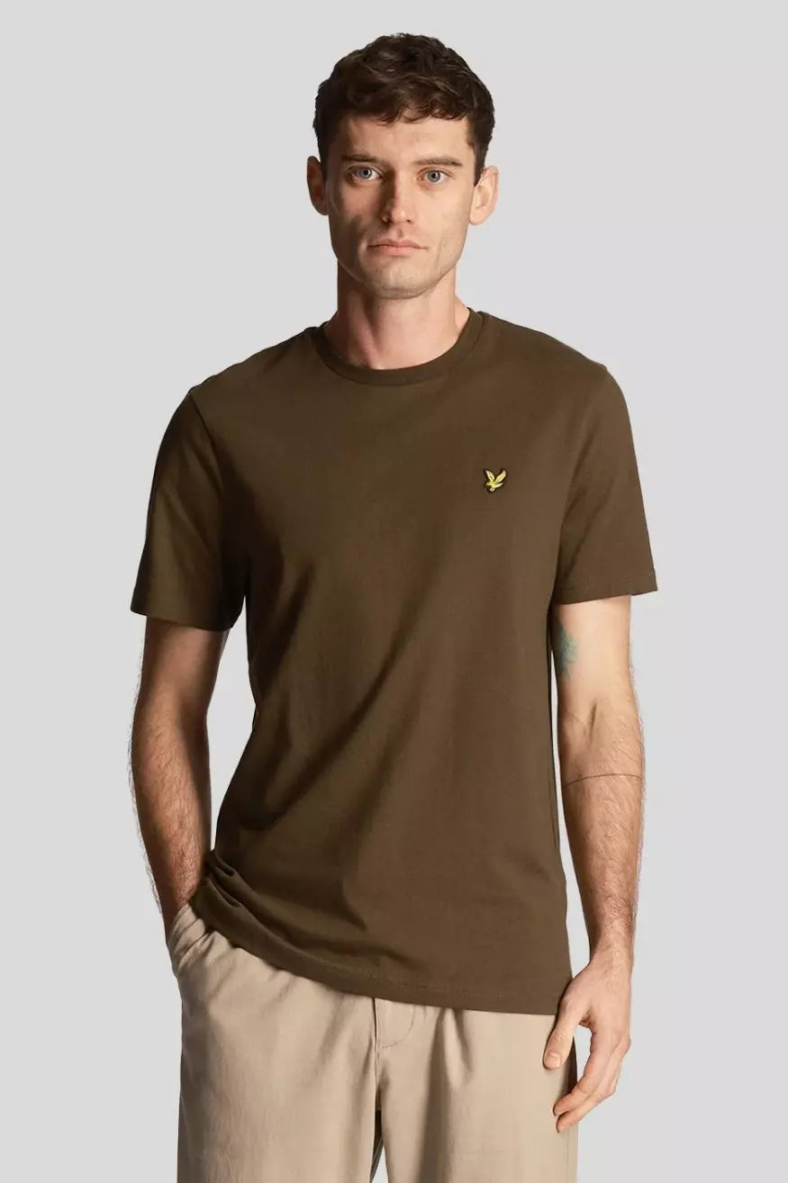 Lyle and Scott Camiseta Hombre Verde Oliva Who Killed Bambi?