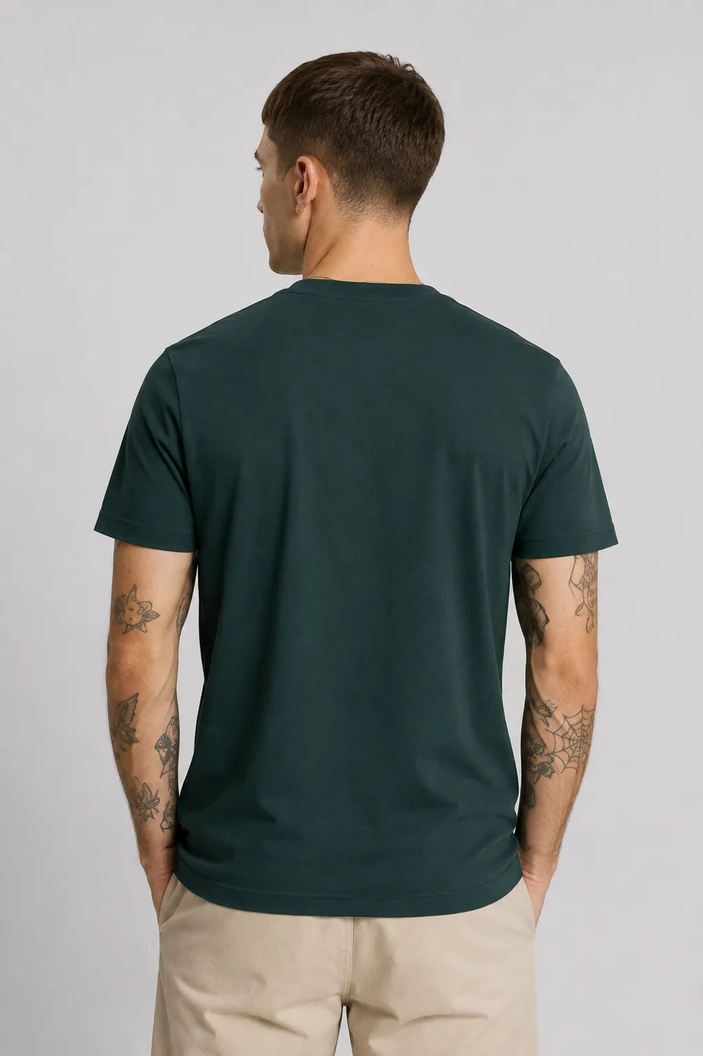 Lyle and Scott Camiseta Hombre Verde Oscuro Who killed Bambi?