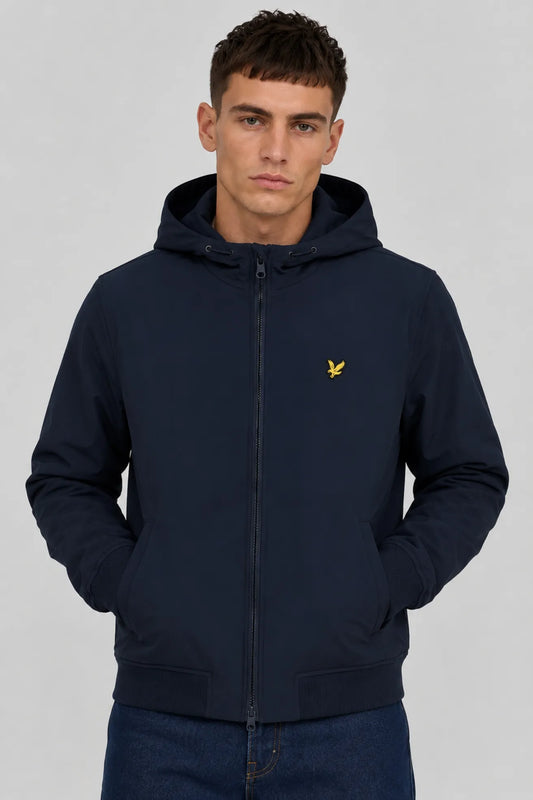 Lyle and Scott Chaqueta Hombre Back Softshell Azul Who killed Bambi?