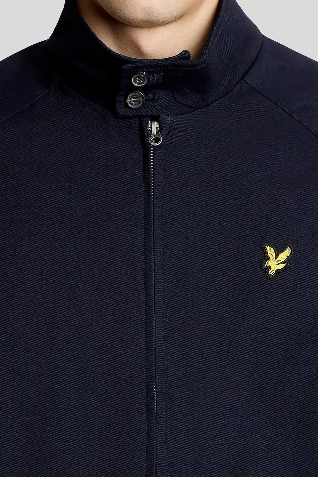Lyle and Scott Chaqueta Hombre Harrington Azul Who killed Bambi?