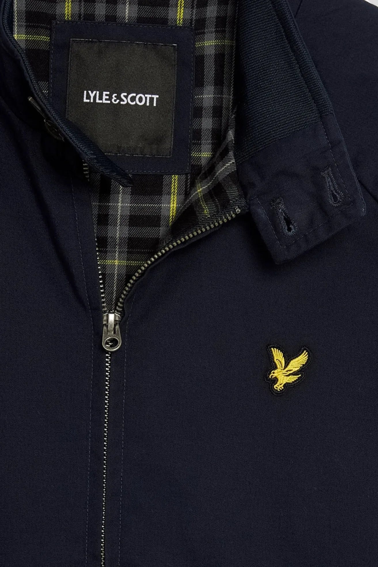 Lyle and Scott Chaqueta Hombre Harrington Azul Who killed Bambi?