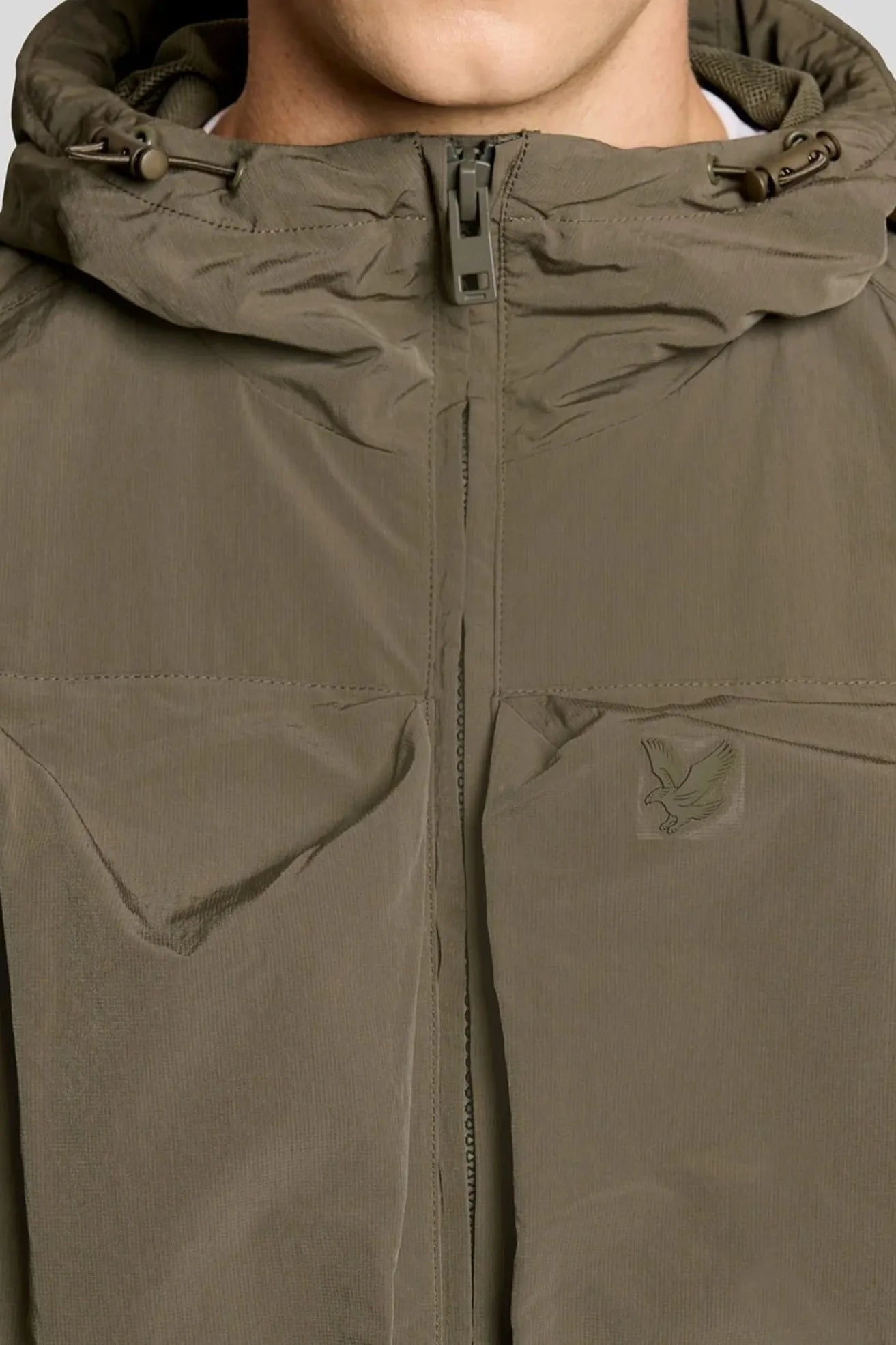 Lyle and Scott Chaqueta Hombre Lightweight Windbreaker Khaki Who killed Bambi?