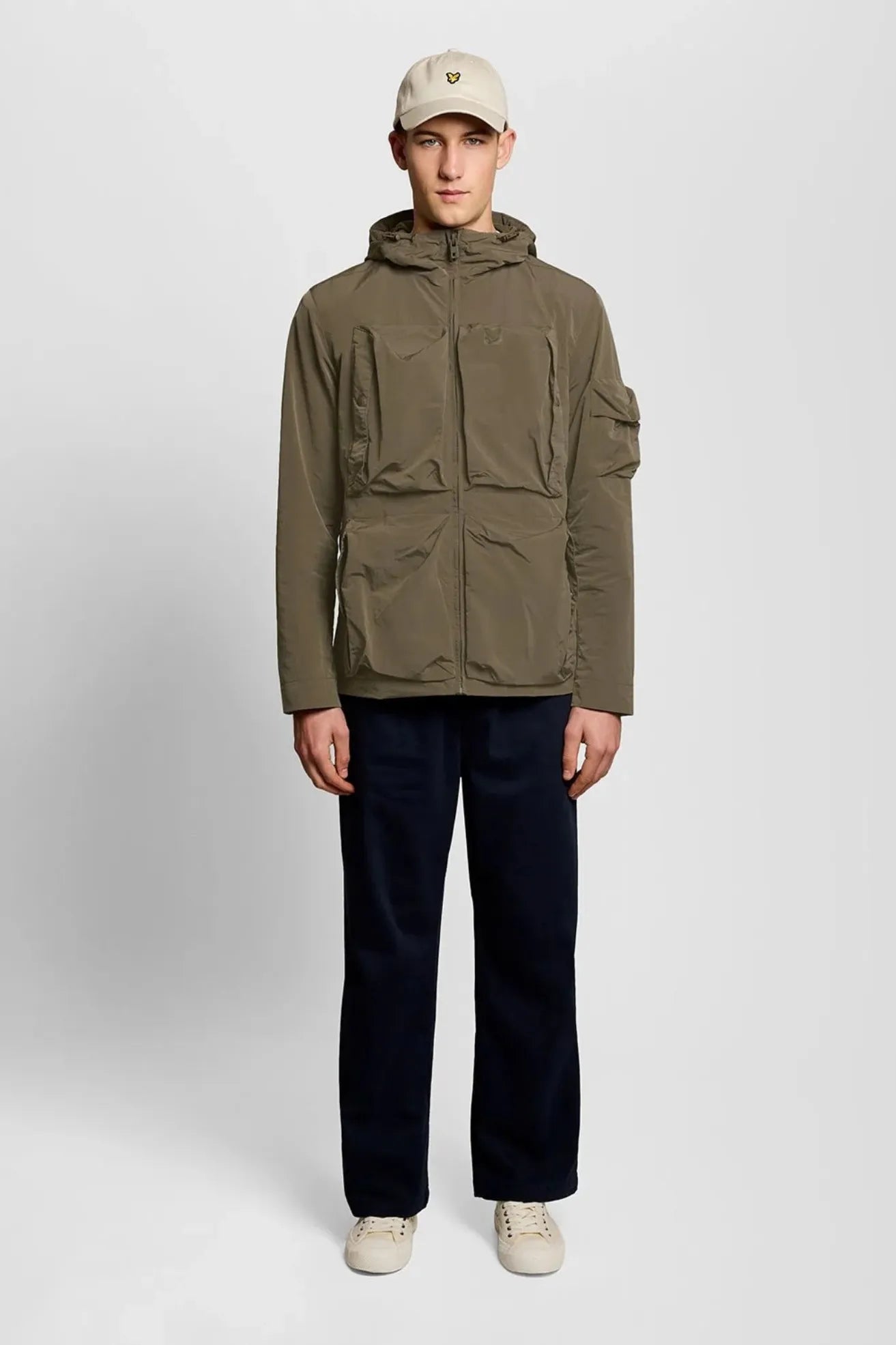 Lyle and Scott Chaqueta Hombre Lightweight Windbreaker Khaki Who killed Bambi?