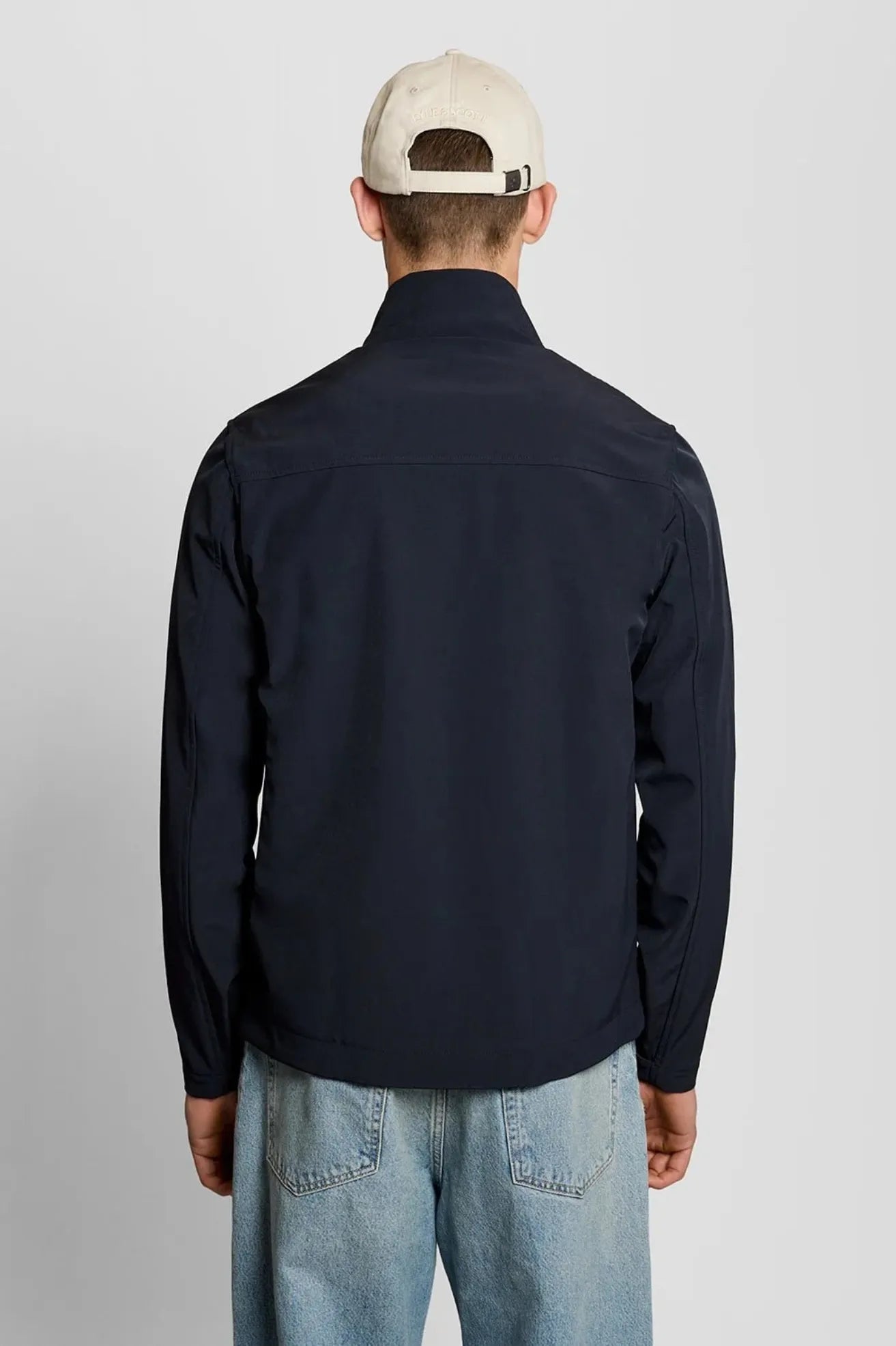 Lyle and Scott Chaqueta Hombre Mesh Back Softshell Azul Who killed Bambi?