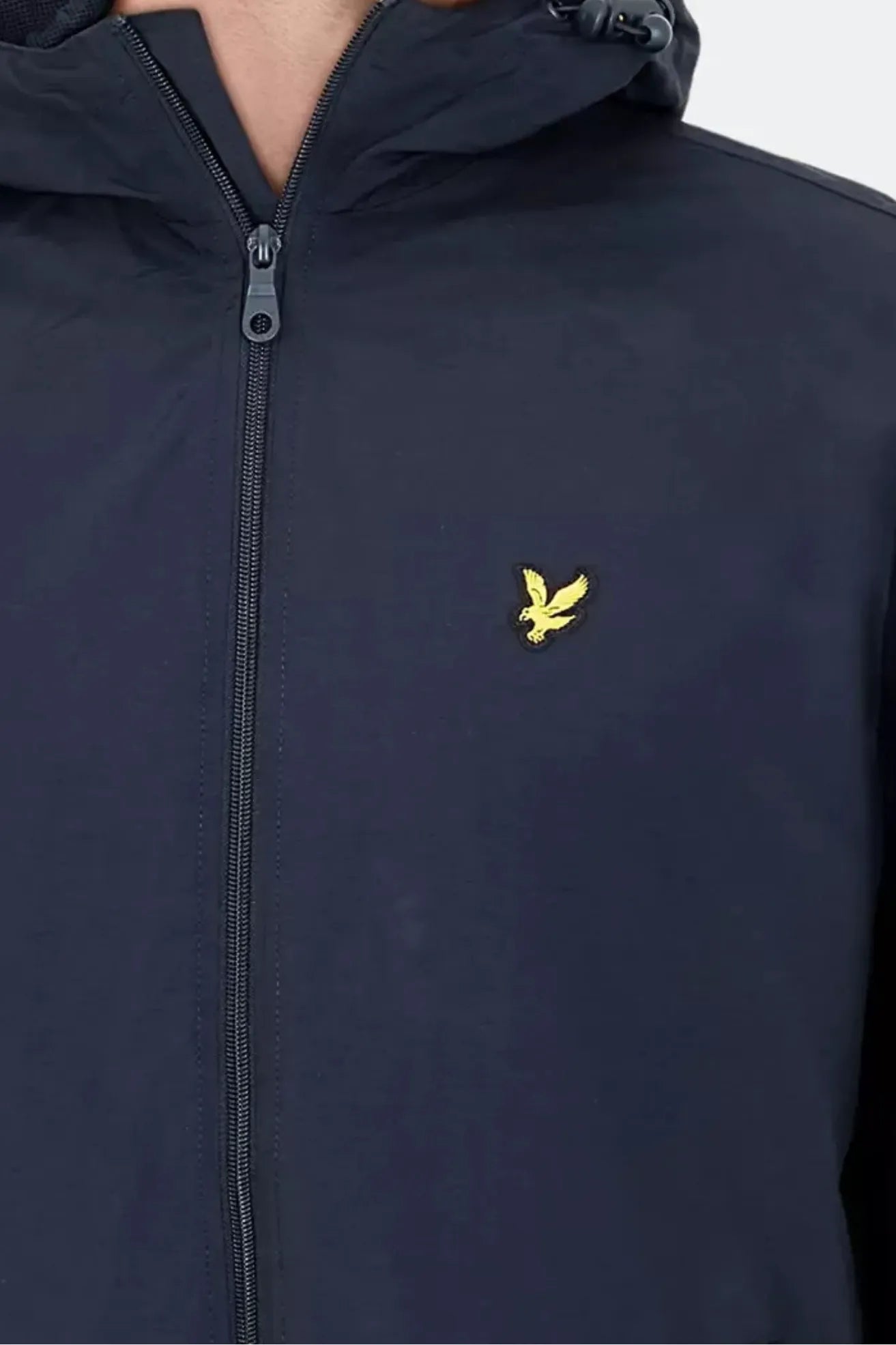 Lyle and Scott Chaqueta Hombre Zip Through Hooded Azul Who killed Bambi?