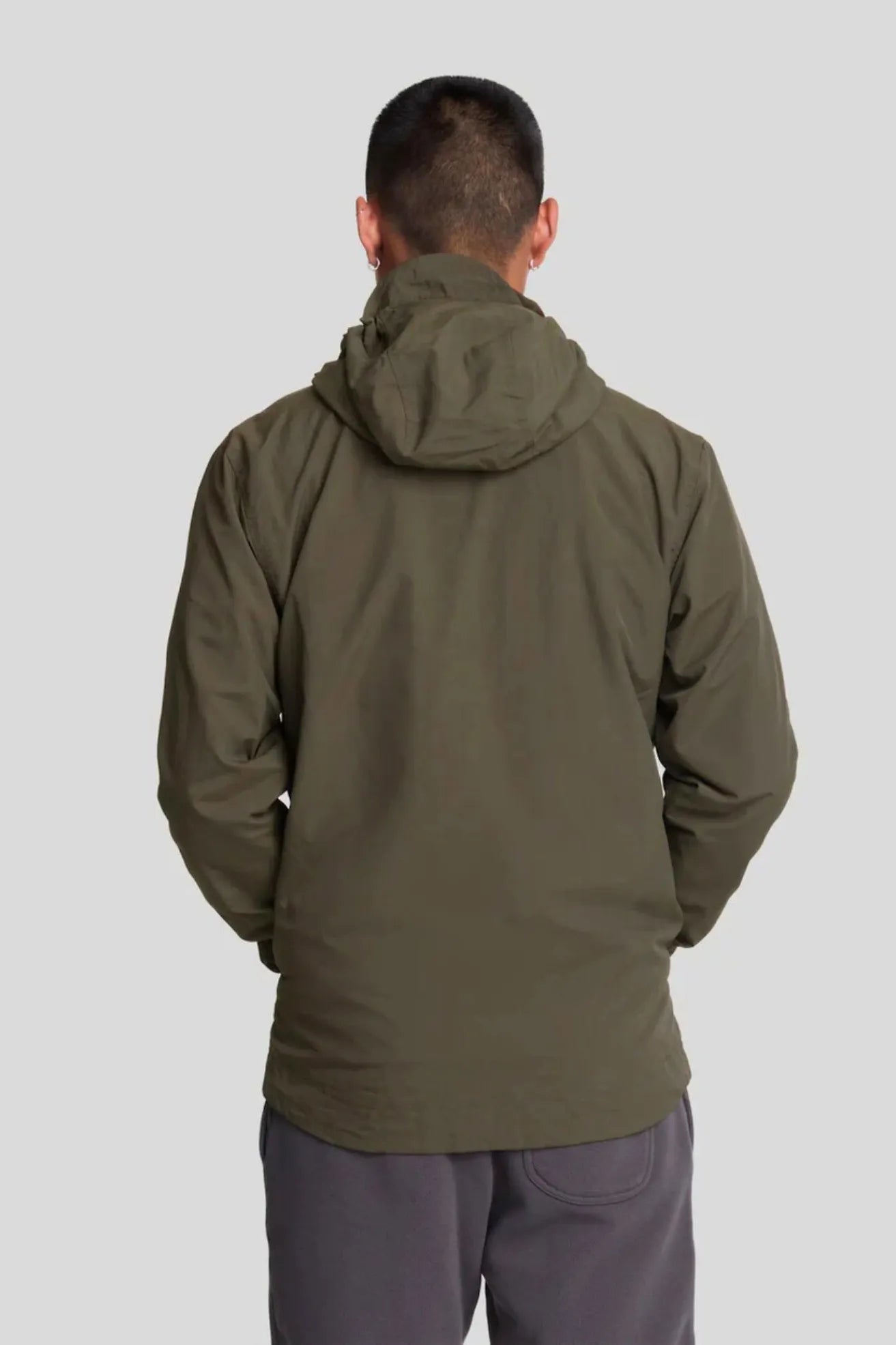 Lyle and Scott Chaqueta Hombre Zip Through Hooded Verde Who killed Bambi?