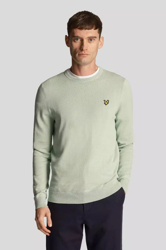 Lyle and Scott Jersey Hombre Algodón Turquoise Shadow Who Killed Bambi?