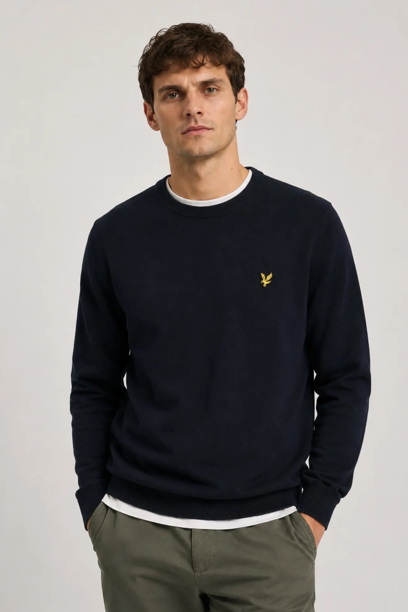 Lyle and Scott Jersey Hombre Algodón Azul Who killed Bambi?