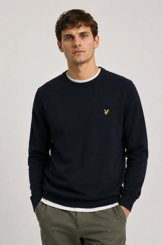 Lyle and Scott Jersey Hombre Algodón Azul Who killed Bambi?