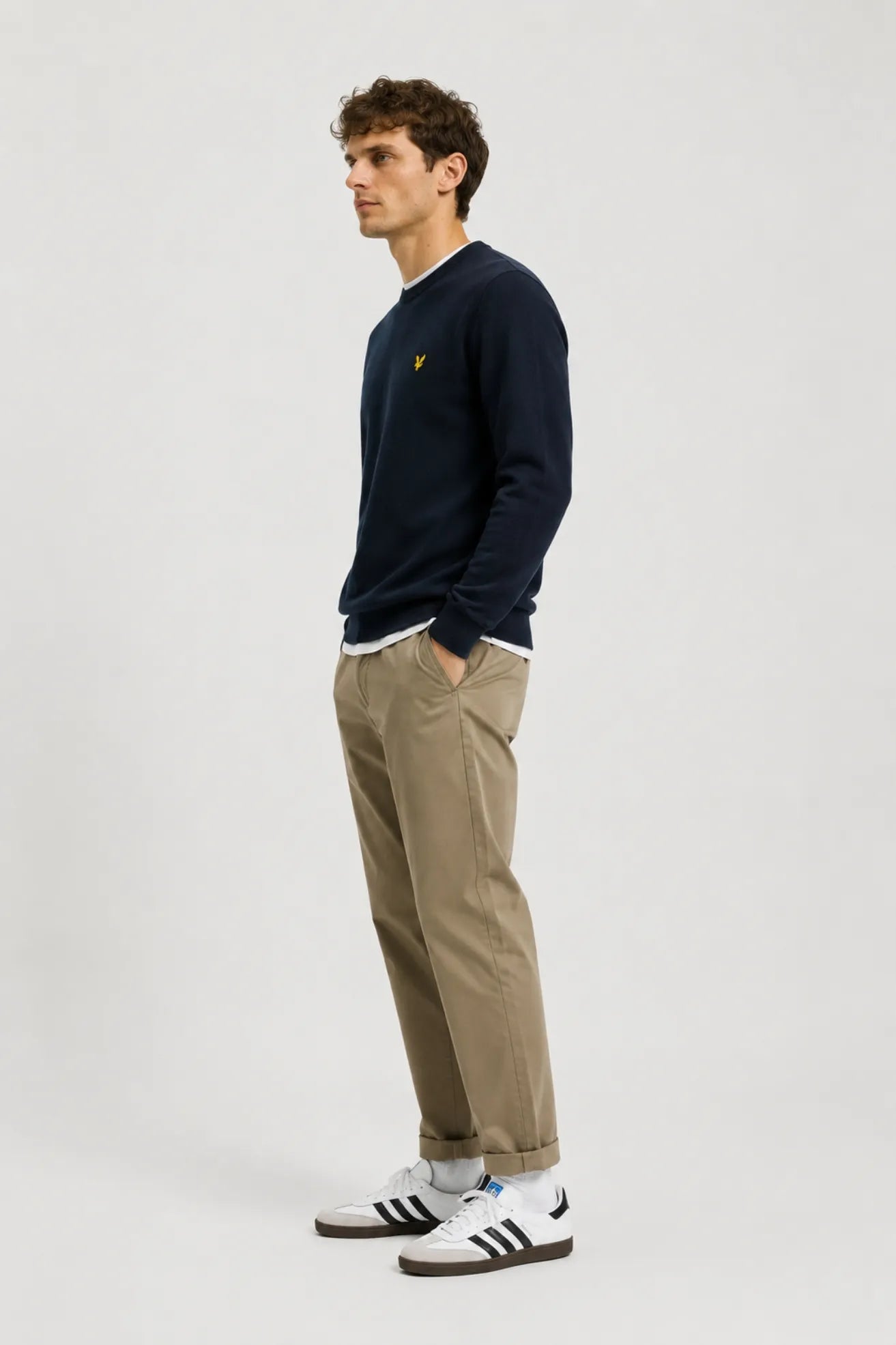 Lyle and Scott Jersey Hombre Algodón Azul Who killed Bambi?