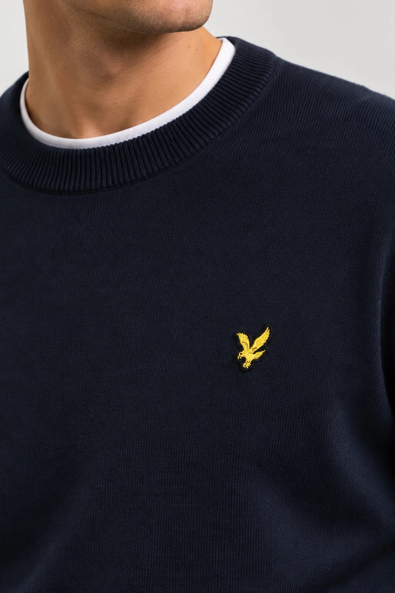 Lyle and Scott Jersey Hombre Algodón Azul Who killed Bambi?