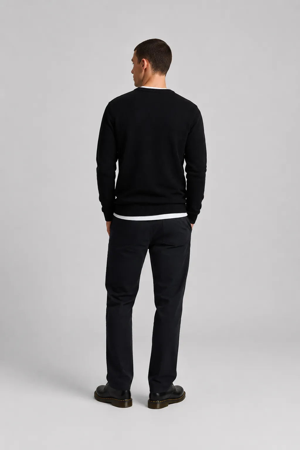 Lyle and Scott Jersey Hombre Algodón Negro Who killed Bambi?