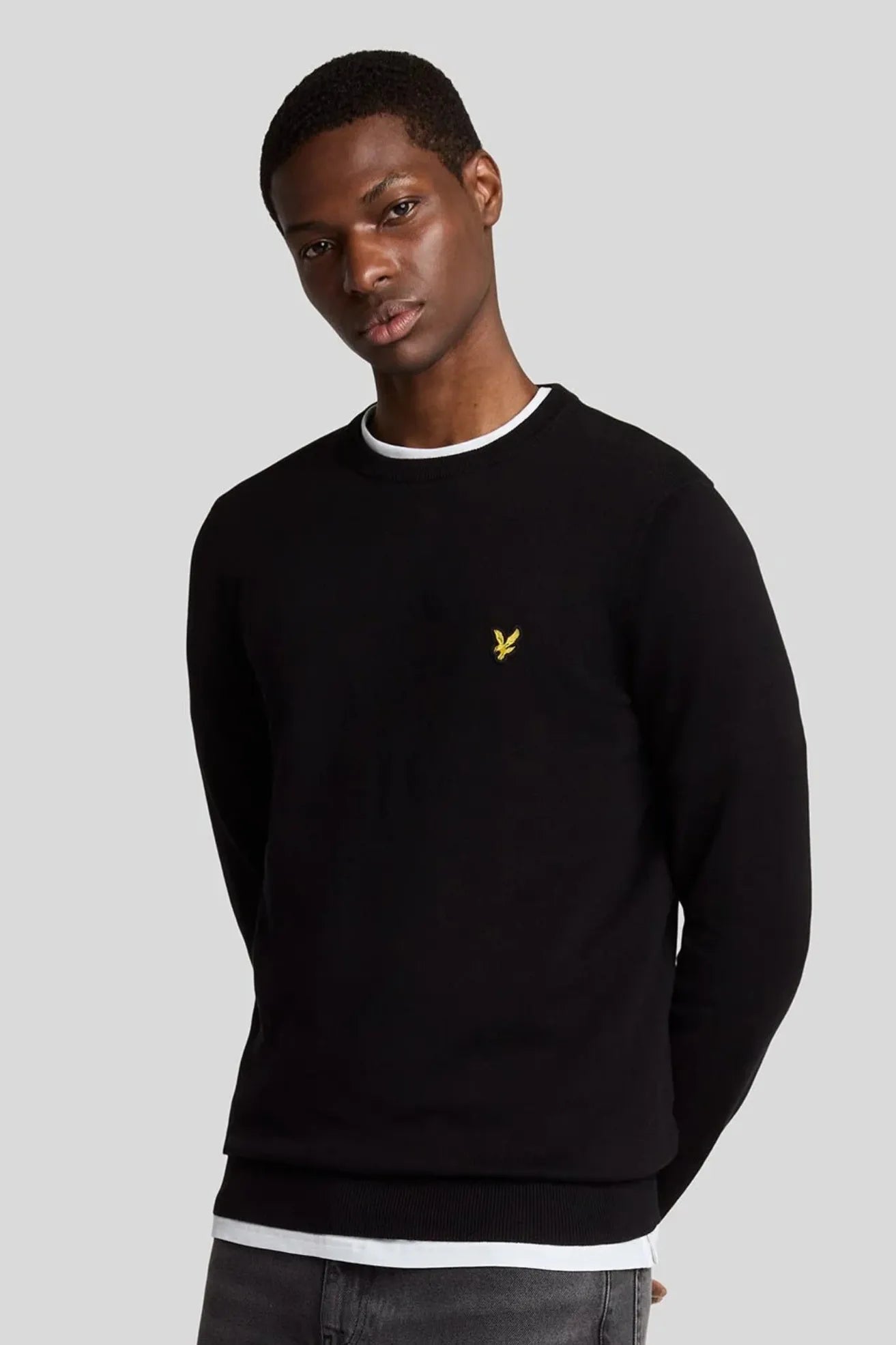 Lyle and Scott Jersey Hombre Algodón Negro Who killed Bambi?