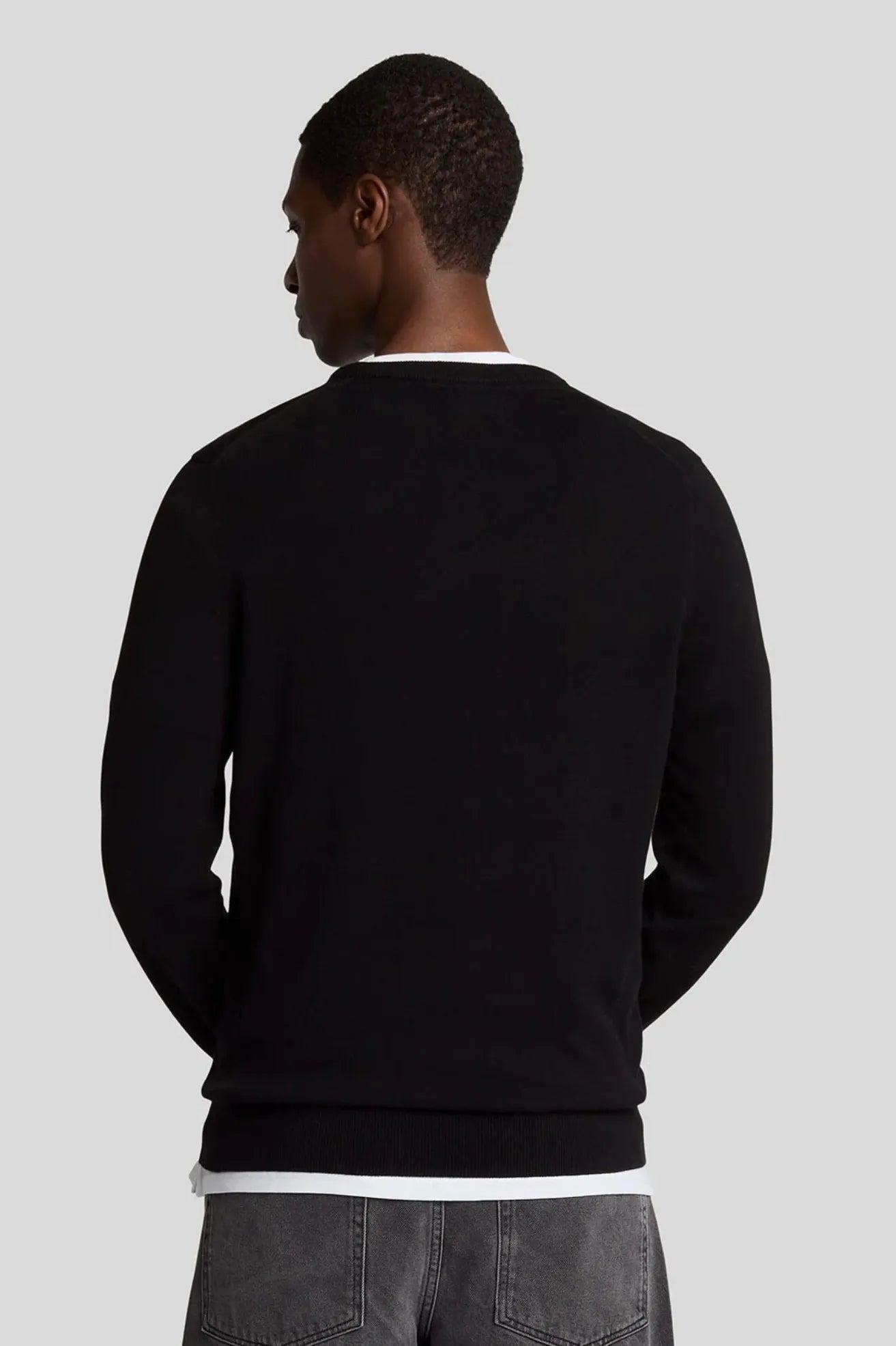 Lyle and Scott Jersey Hombre Algodón Negro Who killed Bambi?