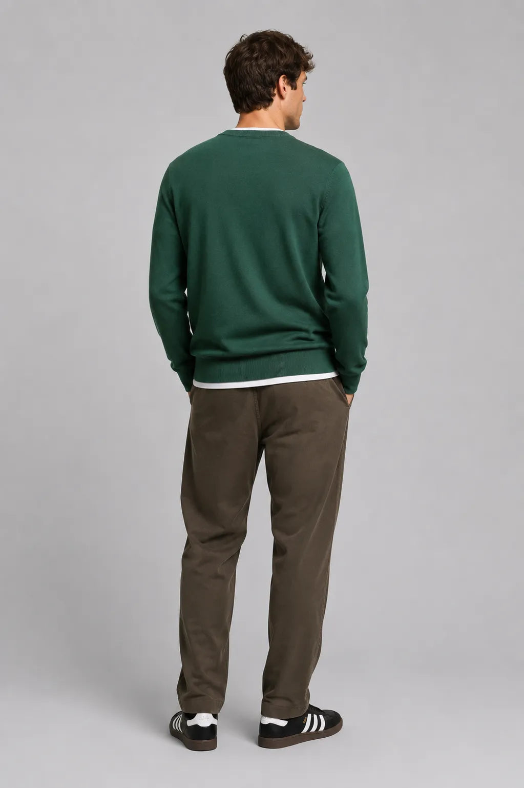 Lyle and Scott Jersey Hombre Algodón Verde Who killed Bambi?