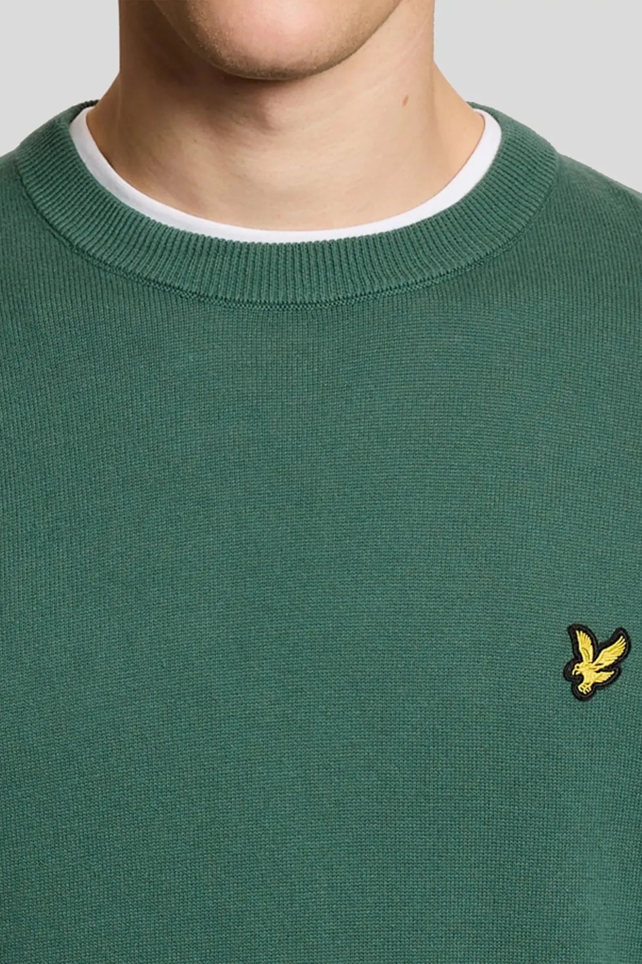 Lyle and Scott Jersey Hombre Algodón Verde Who killed Bambi?