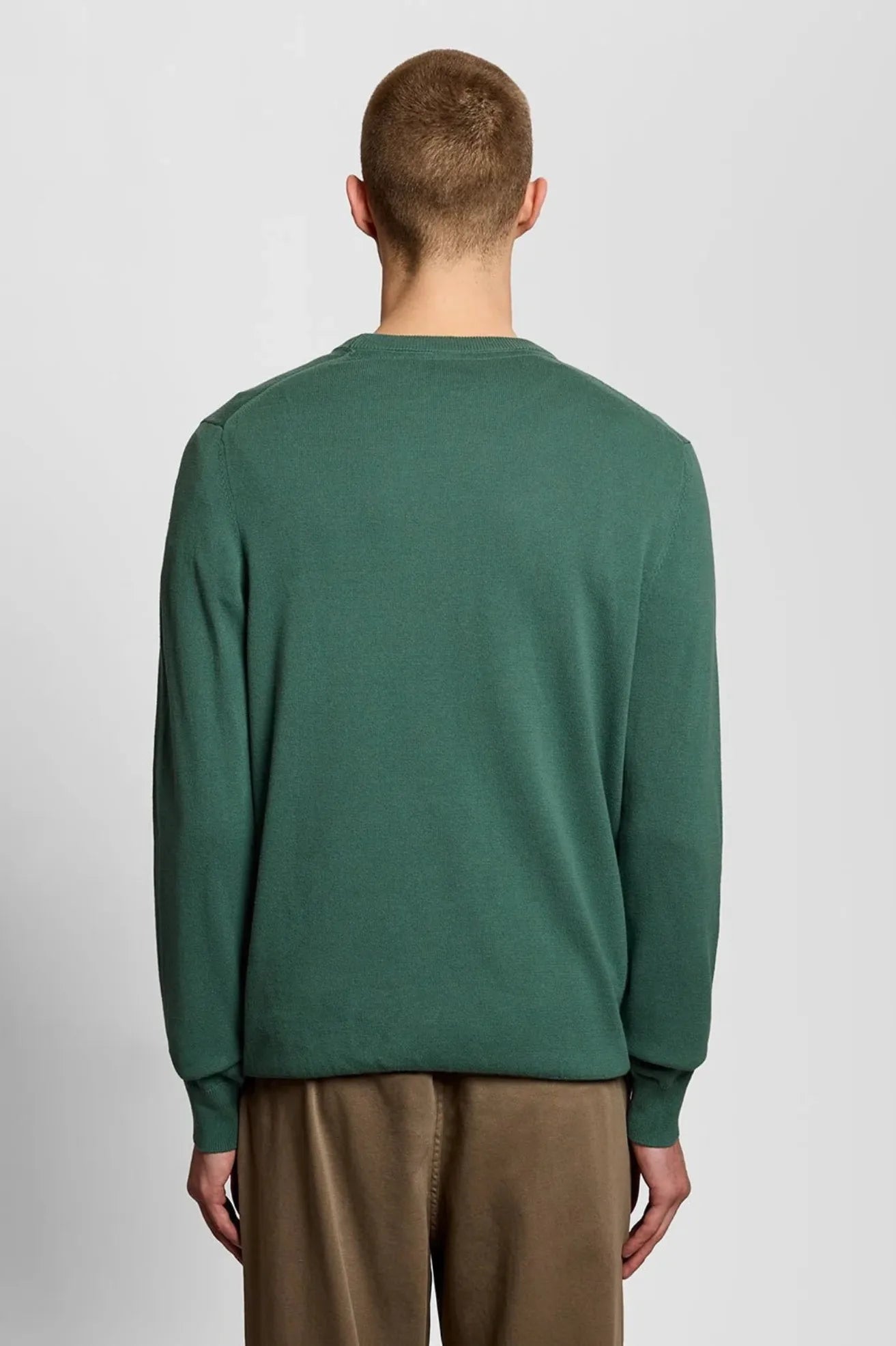 Lyle and Scott Jersey Hombre Algodón Verde Who killed Bambi?