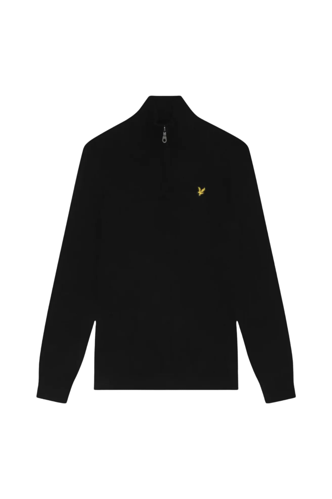 Lyle and Scott Jersey Hombre Cotton Merino Quarter Zip Negro Who killed Bambi?