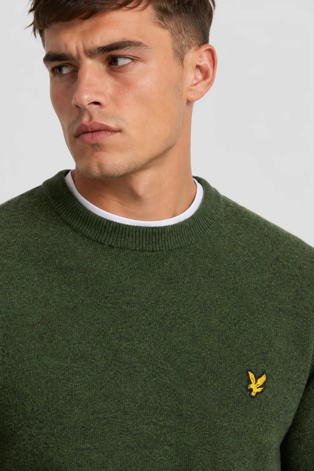 Lyle and Scott Jersey Hombre Lana Verde Who killed Bambi?