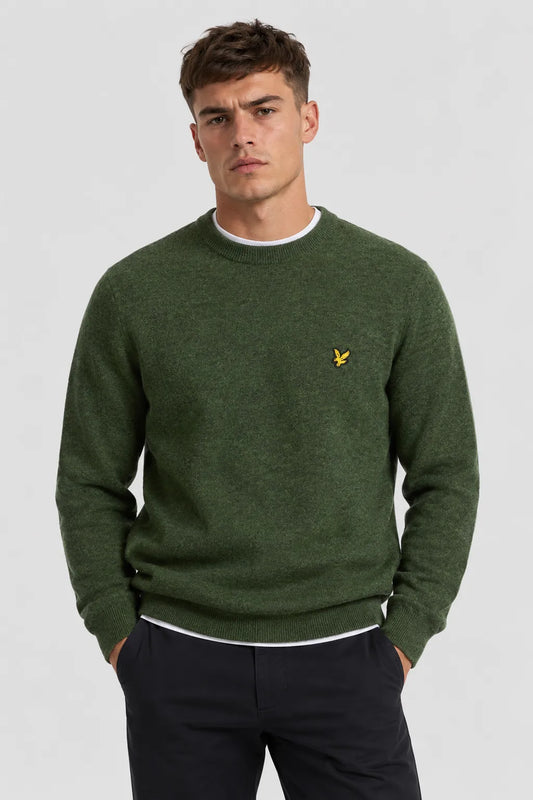 Lyle and Scott Jersey Hombre Lana Verde Who killed Bambi?