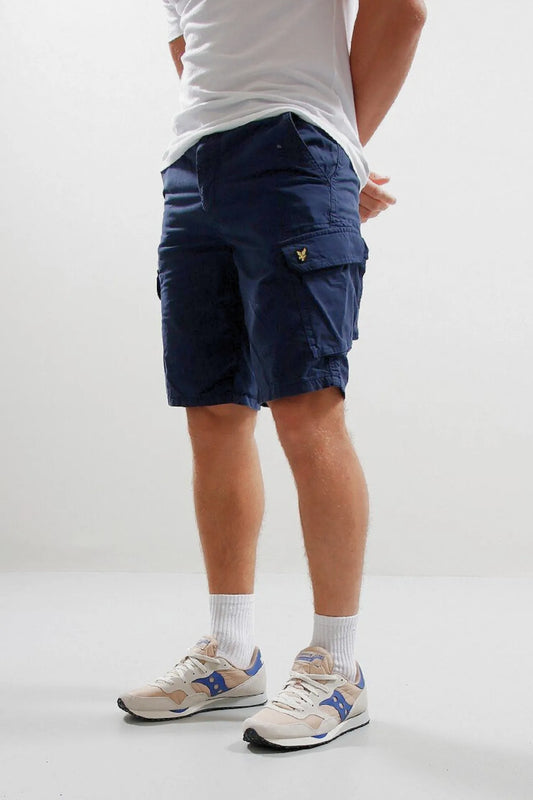 Lyle and Scott Pantalón Hombre Cargo Azul Who killed Bambi?