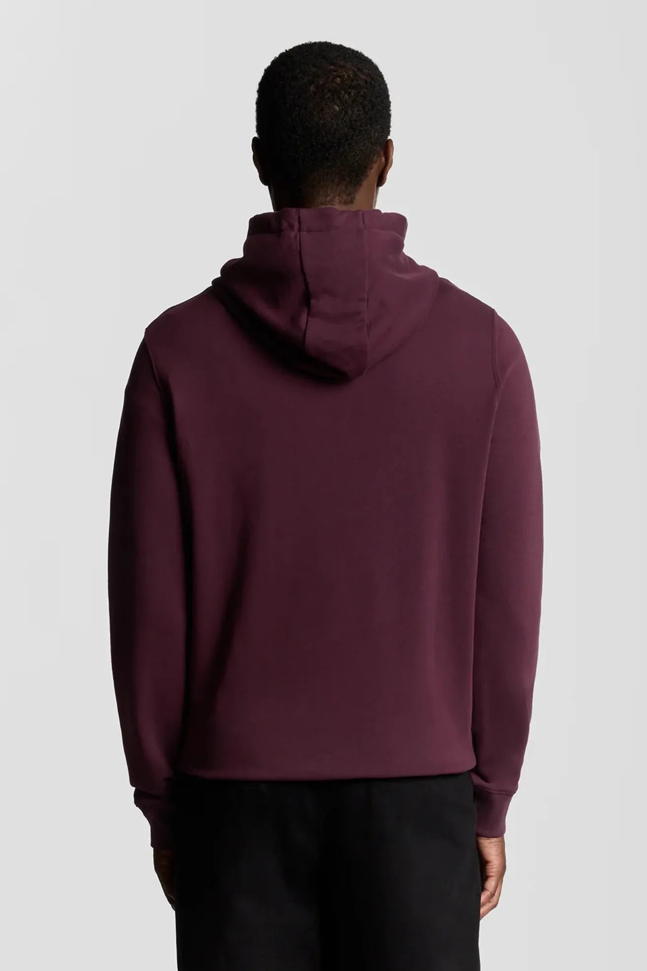 Lyle and Scott Sudadera Hombre Capucha Burdeos Who killed Bambi?