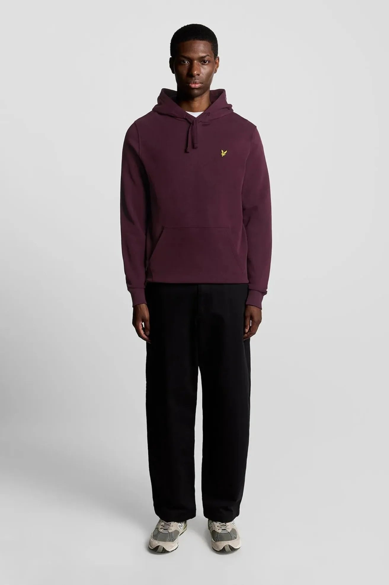 Lyle and Scott Sudadera Hombre Capucha Burdeos Who killed Bambi?