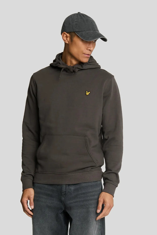 Lyle and Scott Sudadera Hombre Capucha Gris Gunmetal Who killed Bambi?