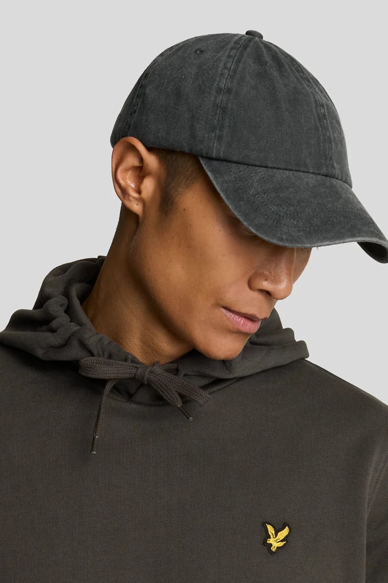 Lyle and Scott Sudadera Hombre Capucha Gris Gunmetal Who killed Bambi?