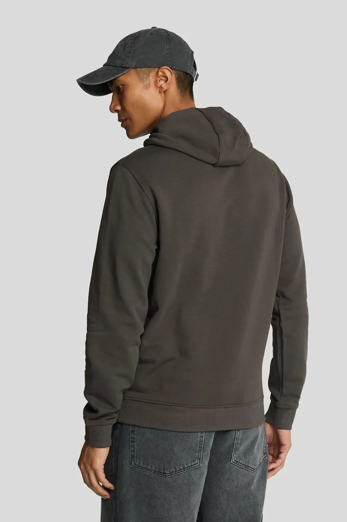 Lyle and Scott Sudadera Hombre Capucha Gris Gunmetal Who killed Bambi?
