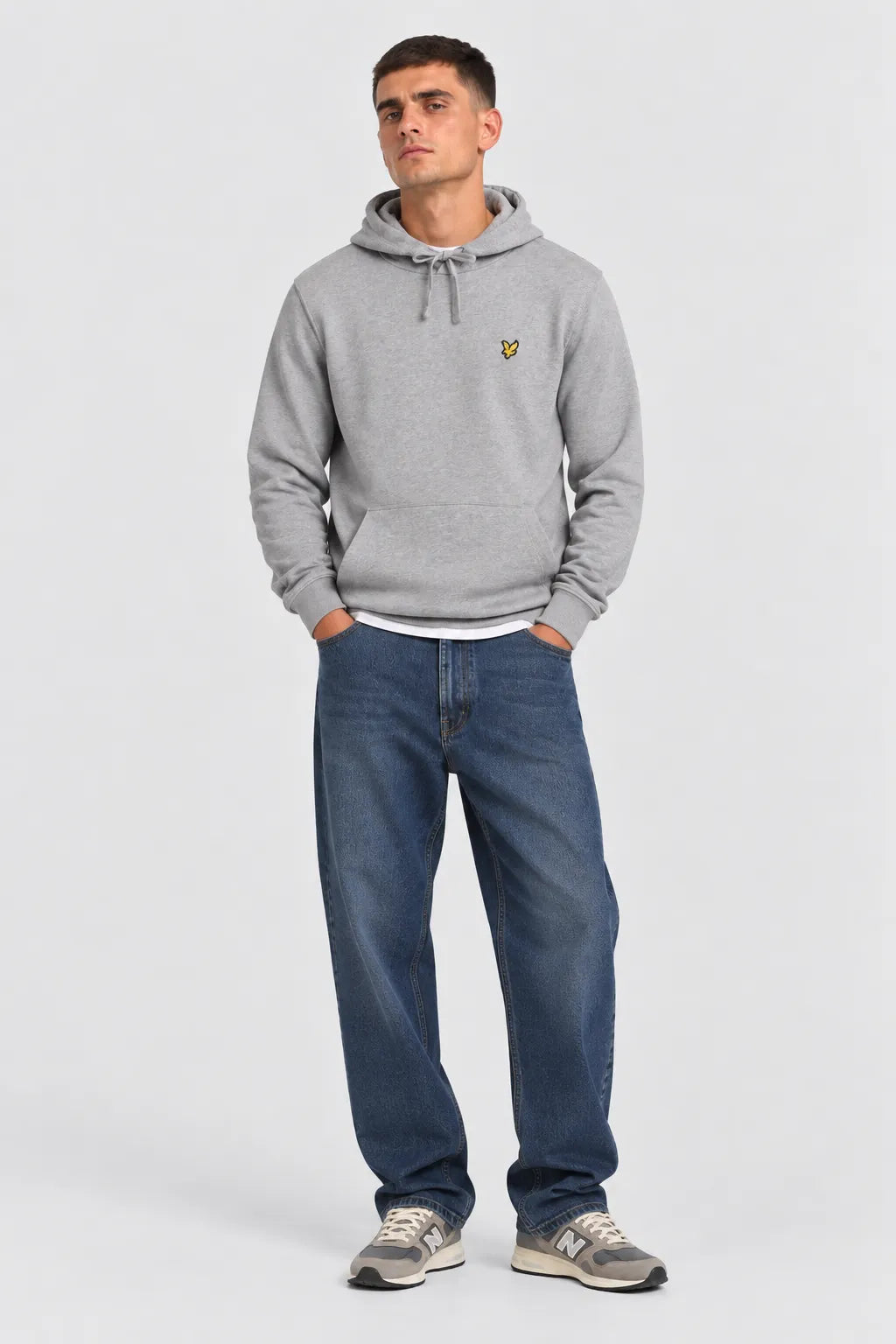 Lyle and Scott Sudadera Hombre Capucha Gris Who killed Bambi?