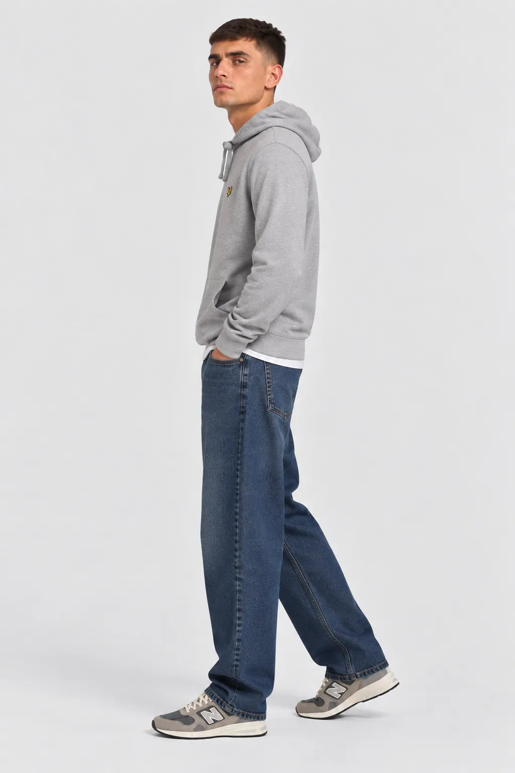 Lyle and Scott Sudadera Hombre Capucha Gris Who killed Bambi?